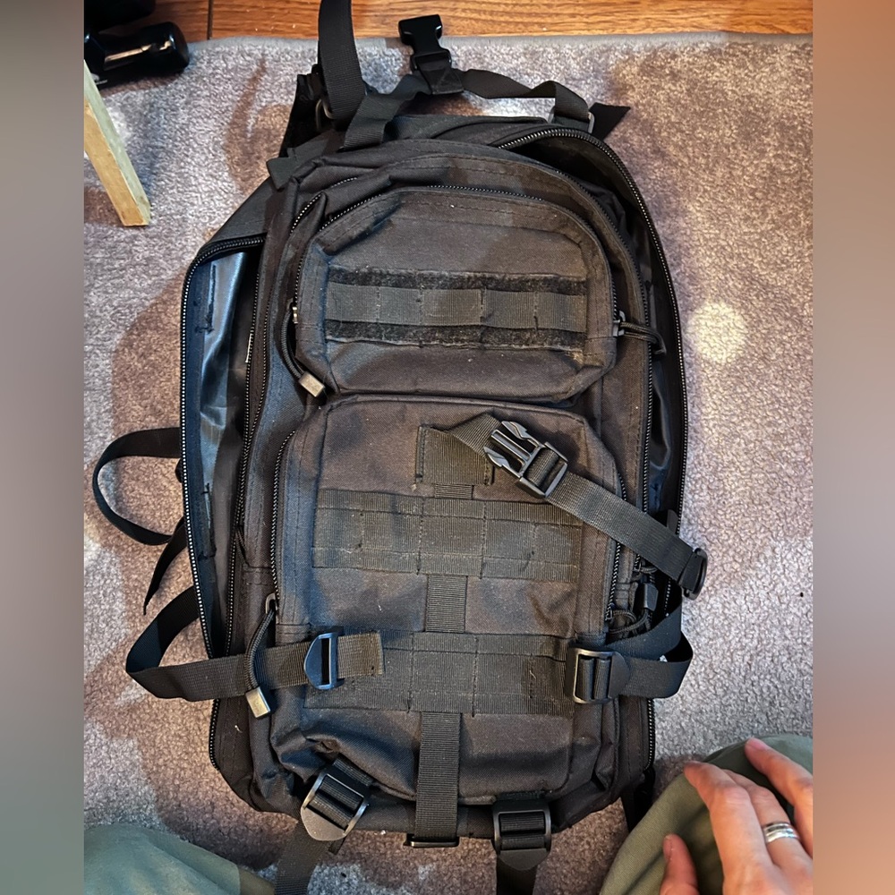 Black Military Style Bag